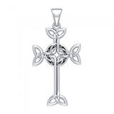 Celtic Cross Silver Pendant TPD1819
