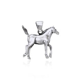 Horse Sterling Silver Pendant TPD2287 - Jewelry