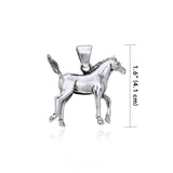 Horse Sterling Silver Pendant TPD2287 - Jewelry