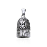 Guardian Angel Sterling Silver Bell Pendant TPD260 - Jewelry