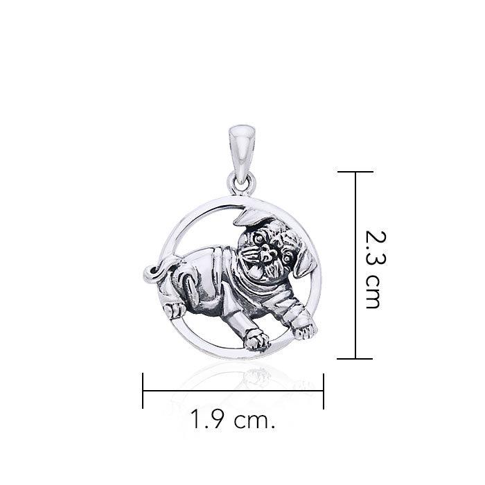 Jody Bergsma Pug Pendant TPD2657 - Jewelry