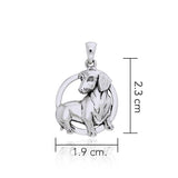 Jody Bergsma Dacshund Pendant TPD2661 - Jewelry