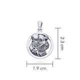 Jody Bergsma Miniature Schnauzer Pendant TPD2663 - Jewelry
