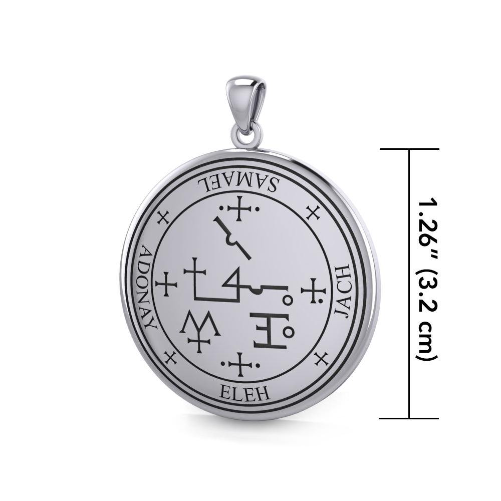 Sigil of the Archangel Samael Sterling Silver Pendant TPD2823 - Jewelry