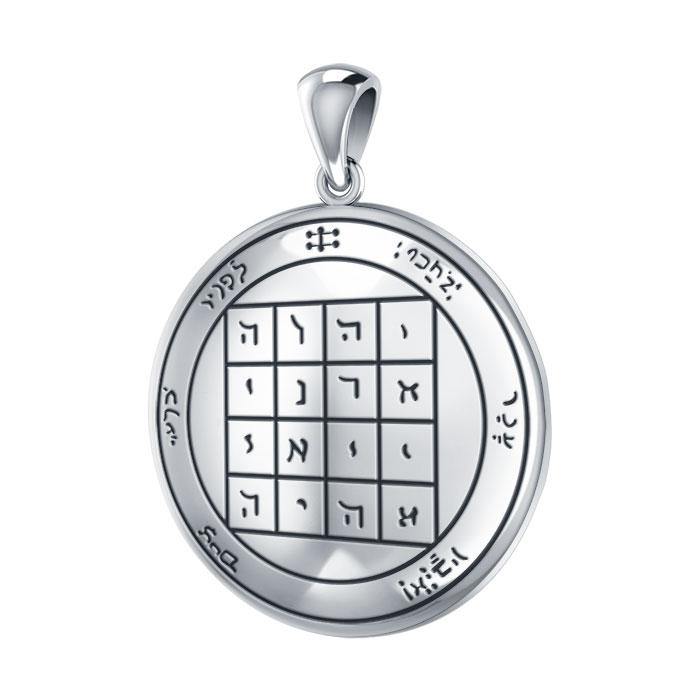 First Pentacle of Saturn Solomon Seal Pendant TPD2865 - Jewelry
