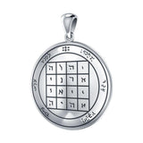 First Pentacle of Saturn Solomon Seal Sterling Silver Pendant TPD2865