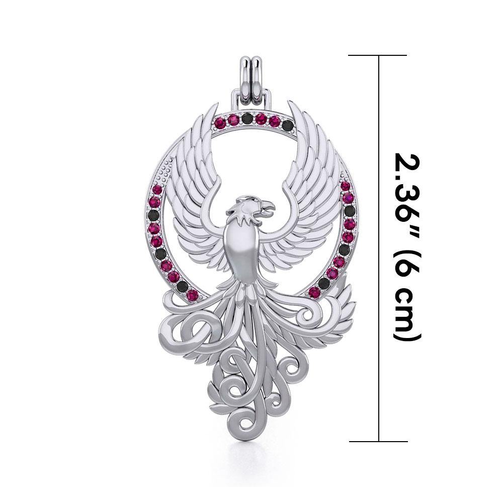 The Majestic Phoenix ~ Sterling Silver Pendant TPD2916 - Jewelry