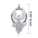 The Majestic Phoenix ~ Sterling Silver Pendant TPD2916 - Jewelry
