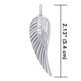 Angel Wing Silver Pendant TPD2932 - Jewelry