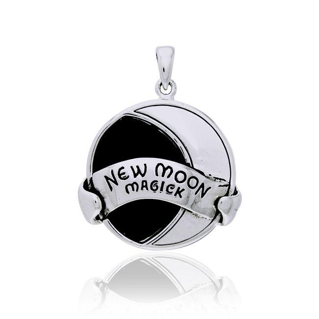 New Moon Magick Silver Pendant TPD2941 - Jewelry