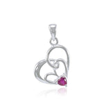 3 Heart Together Silver Pendant TPD2974