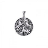 Celtic Knotwork Horse Pendant TPD3045 - Jewelry