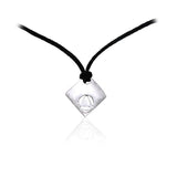 AA Symbol Silver Pendant With Nylon Cord TPD306