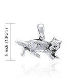 Fox Sterling Silver Pendant TPD3093 - Jewelry