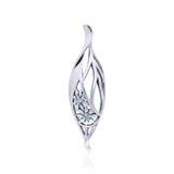 Silver Elegance Daisy Leaf Pendant TPD3343 - Jewelry