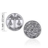Saint Michael Archangel Sterling Silver Coin TPD3396 - Jewelry