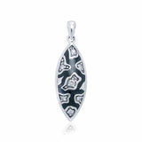 Safari Silver Pendant with Gemstone and Enamel TPD3411 - Jewelry
