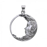 Moon Goddess Sterling Silver Pendant By Oberon Zell TPD3503
