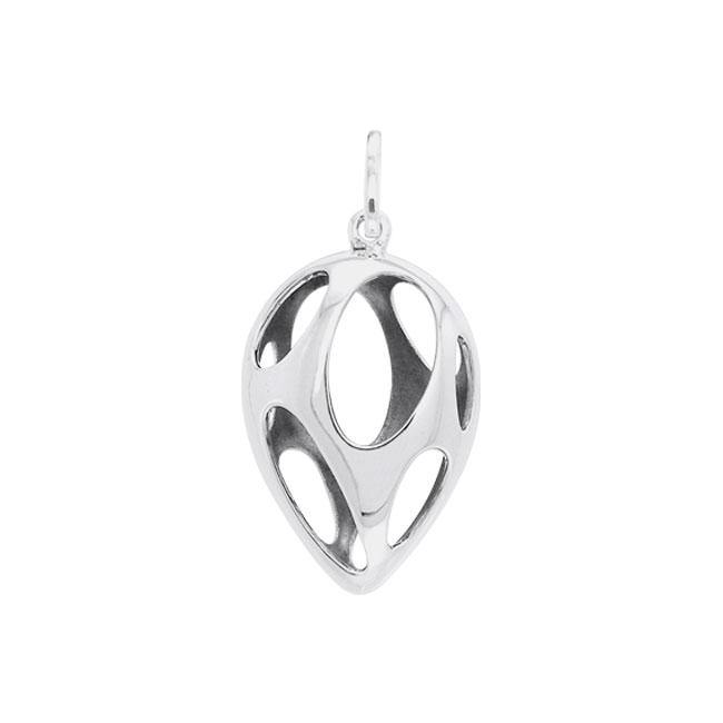 Bold Filigree Silver Pendant TPD3516 - Jewelry