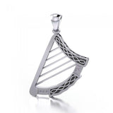 Celtic Knotwork Harp Pendant TPD3540 - Jewelry