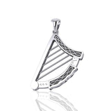 Celtic Knotwork Harp Pendant TPD3540 - Jewelry