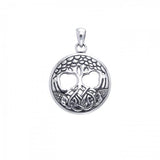 Find your solace in the Tree of Life ~ Sterling Silver Jewelry Pendant TPD3541 - Jewelry