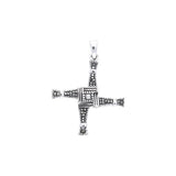 Brigids Cross Sterling Silver Pendant with Marcasite TPD3561