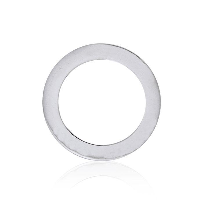 Blank Silver Disc Pendant TPD3605 - Jewelry