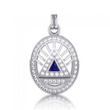 Triangle Power Pendant with Gemstone TPD3694