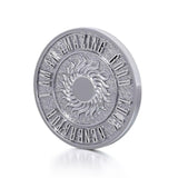 Wonderful I am an Amazing Good Luck Generator Silver Large Empower Coin TPD3733 - Jewelry