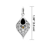 Filigree Pendant with Gemstone TPD3799 - Jewelry