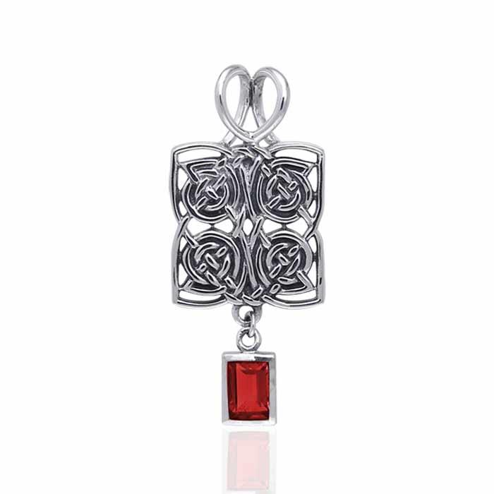 Celtic Knotwork Silver Pendant TPD380 - Jewelry