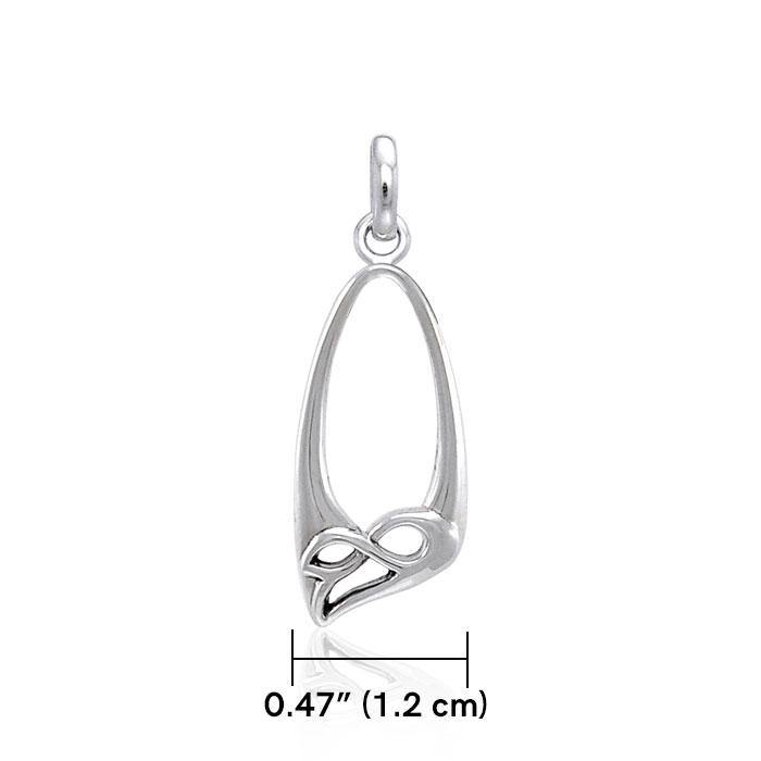 Silver Pendant with Celtic Infinity TPD3853 - Jewelry