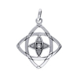 Be Focused Sterling Silver Pendant by Sibylle Grummes TPD3982