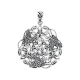 Brigid Ashwood Celtic Raven Sterling Silver Pendant TPD4001