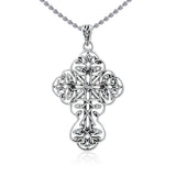 Celtic Cross Silver Pendant by Brigid Ashwood TPD4033 - Jewelry