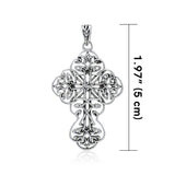 Celtic Cross Silver Pendant by Brigid Ashwood TPD4033 - Jewelry