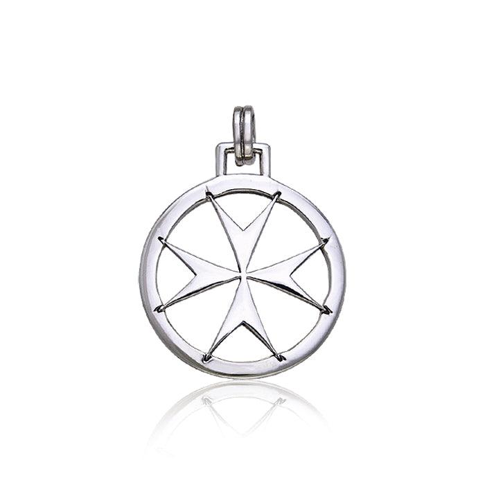Maltese Cross Sterling Silver TPD405 - Jewelry