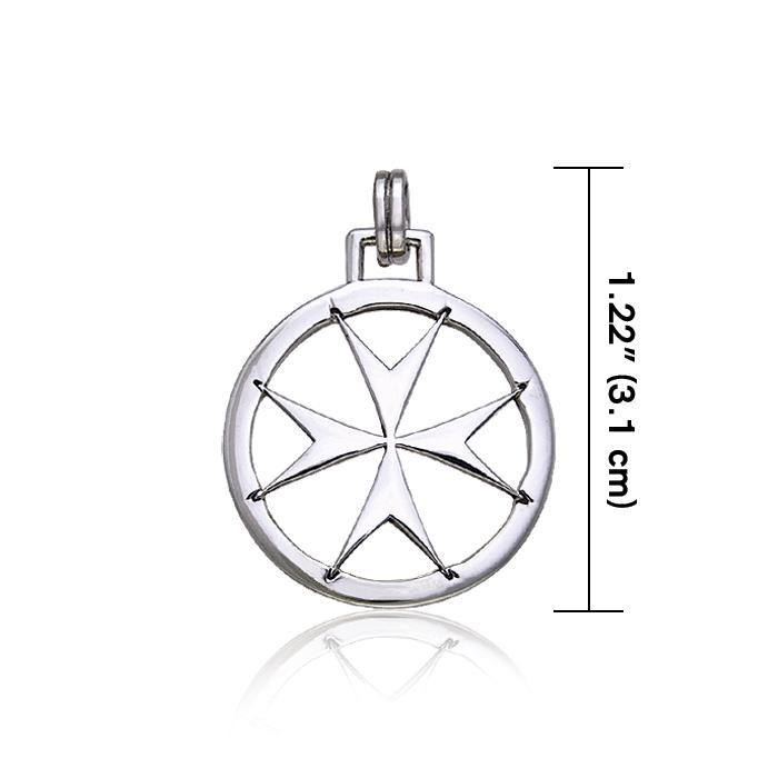 Maltese Cross Sterling Silver TPD405 - Jewelry