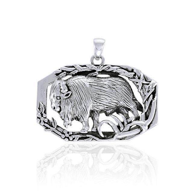 Bison Buffalo Pendant TPD4083 - Jewelry