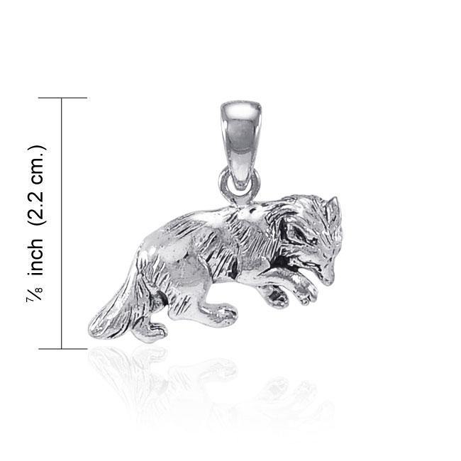 Fox Sterling Silver Pendant TPD4085 - Jewelry
