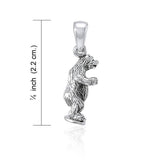 Bear Sterling Silver Pendant TPD4089 - Jewelry
