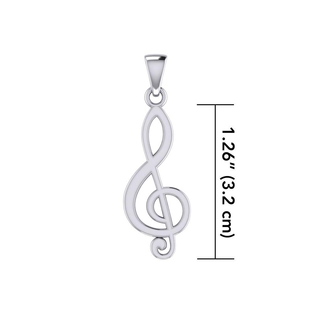 Music G clef Symbol TPD4115 - Jewelry