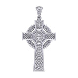 Celtic Cross Sterling Silver Pendant TPD4132