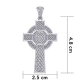 Celtic Cross Silver Pendant TPD4132 - Jewelry