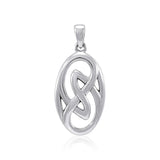 Celtic Knotwork Sterling Silver Pendant TPD4134