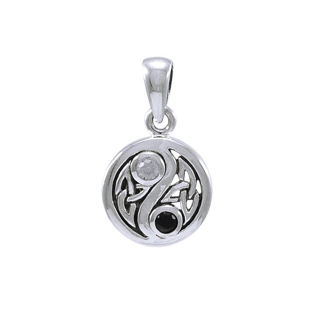Celtic Knot Yin Yang Pendant TPD4255 - Jewelry