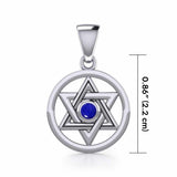Star of David Sterling Silver Pendant TPD4297 - Jewelry