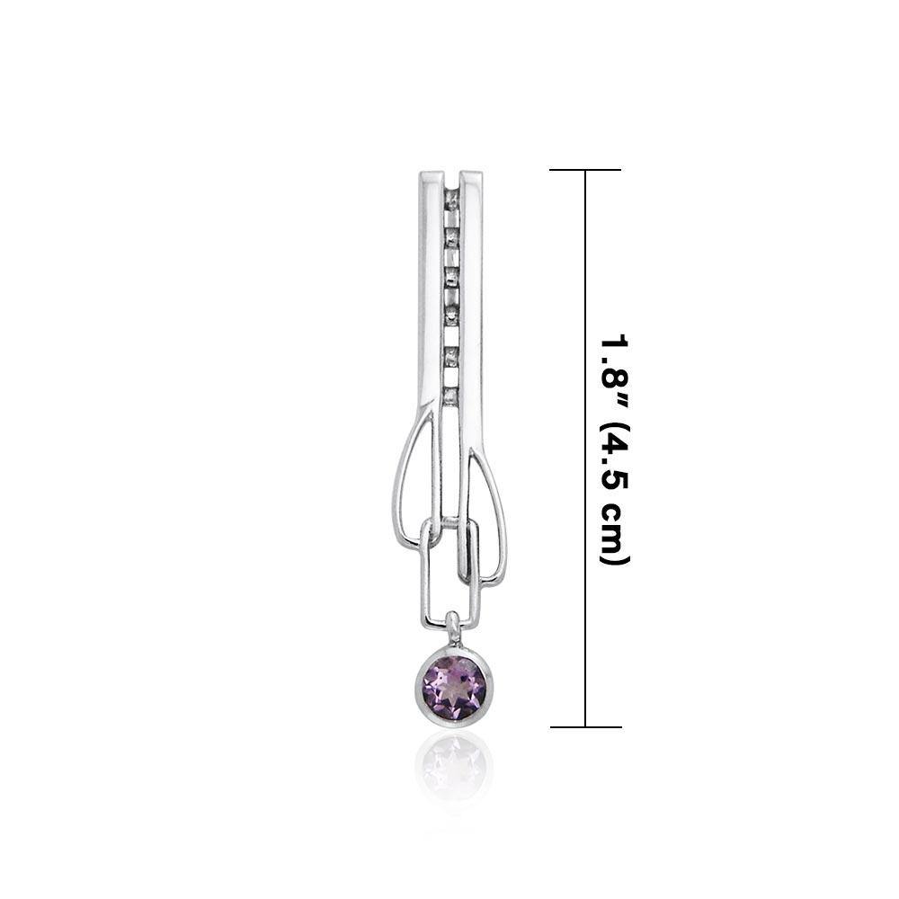 Contemporary Design Silver Pendant TPD433 - Jewelry