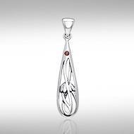 Art Deco Silver Pendant TPD444 - Jewelry